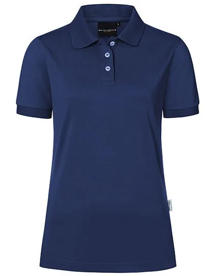 Karlowsky Poloshirt Modern-Flair mit Stretch für Damen, Navy (ca. Pantone 533C) 3XL, KY142