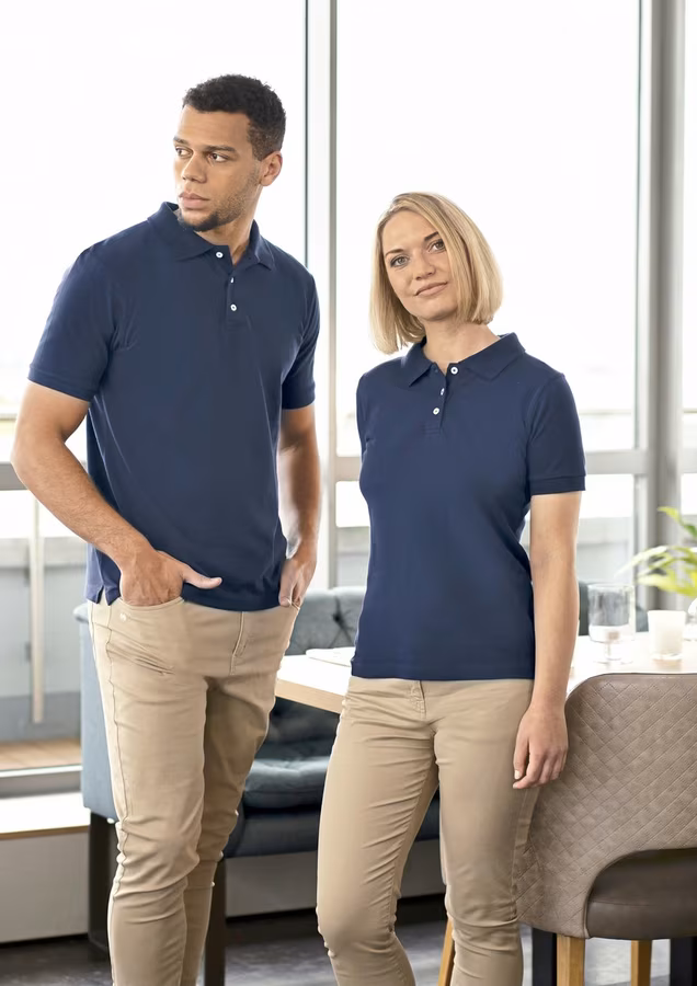 Karlowsky Polo Modern-Flair Jersey-Piqué pour hommes, Anthracite (ca. Pantone 7540C) S, KY143