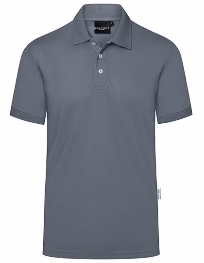 Karlowsky Polo Modern-Flair Jersey-Piqué da Uomo, Anthracite (ca. Pantone 7540C) S, KY143