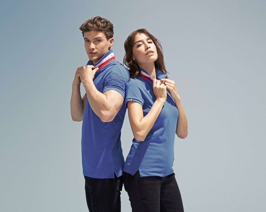 SOL´S Poloshirt Patriot mit Kontraststreifen für Damen, French Navy/Red S, L01407