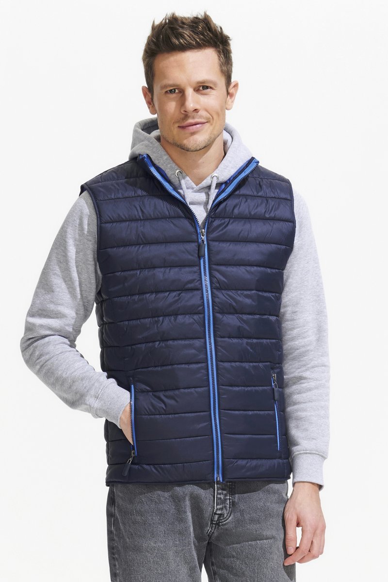 SOL´S Lightweight Bodywarmer Wave mit Taschen für Herren, Neon Lime S, L01436