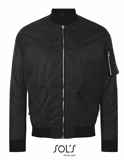 SOL´S Rebel Jacket aus 100% Nylon, Black XS, L01616