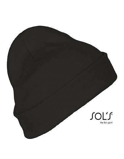SOL´S Pittsburgh Beanie aus 100% Polyacryl, Black One Size, L01664