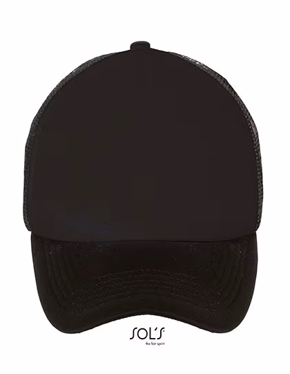 SOL´S Trendige Netz-Cap mit verstellbarem Verschluss, Black One Size, L01668