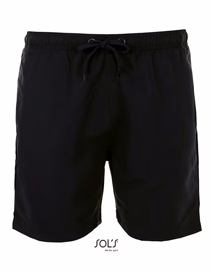 SOL´S Short de bain Sandy avec slip intérieur pour hommes, Black XS, L01689