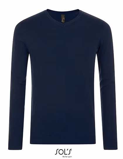 SOL´S V-Ausschnitt Slim-Fit Pullover Herren, French Navy XXL, L01710