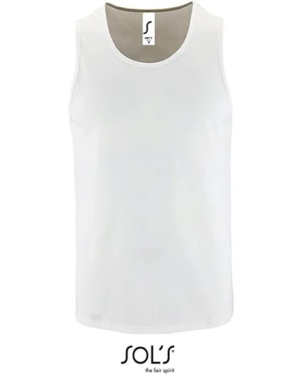 SOL´S Sport Tank Top aus Polyester für Herren, White 3XL, L02073