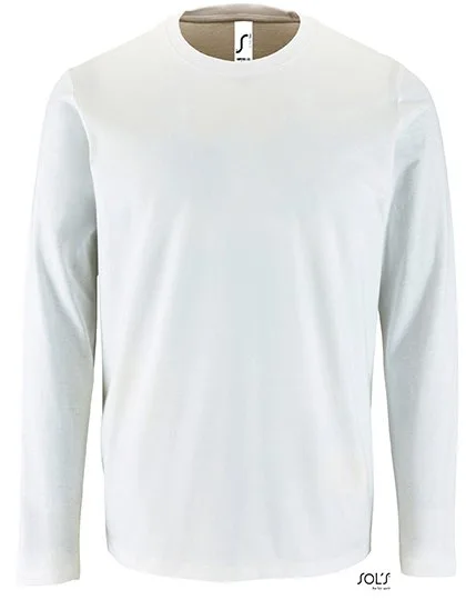 SOL´S Langarm T-Shirt Imperial Baumwolle für Herren, White XS, L02074