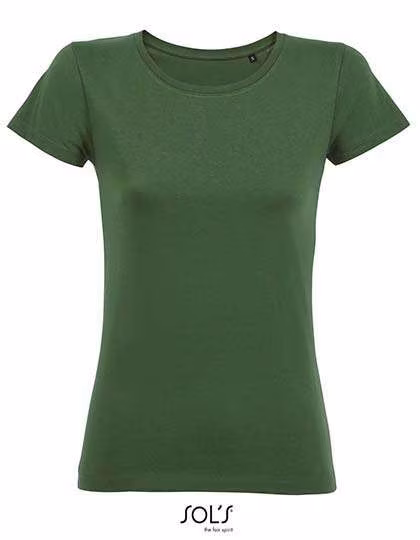 SOL´S T-Shirt Milo aus Bio-Baumwolle für Damen, Bottle Green S, L02077
