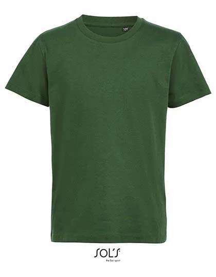 SOL'S T-Shirt Milo made of Organic Cotton for Kids, Bottle Green 2 Jahre (86/94), L02078