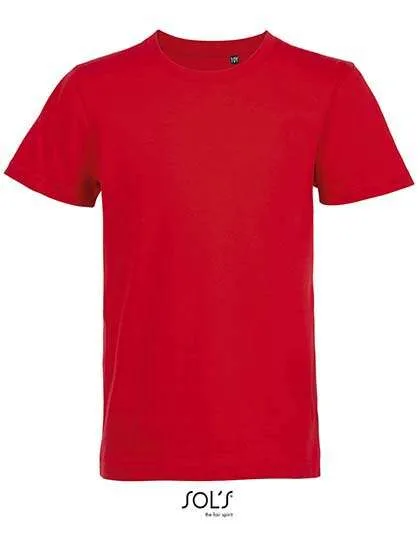 SOL´S T-Shirt Milo aus Bio-Baumwolle für Kinder, Red 4 Jahre (96/104), L02078