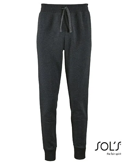SOL´S Slim Fit Jogginghose mit Kordelzug für Damen, Charcoal Melange S, L02085