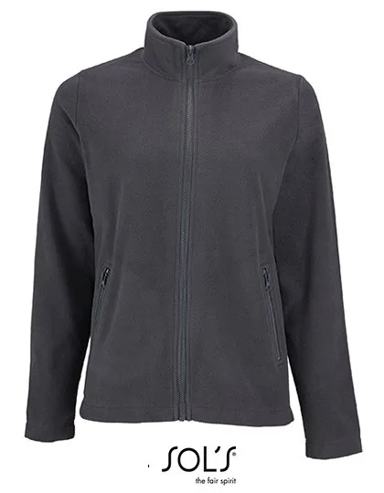 SOL´S Fleecejacke Norman mit Reißverschluss für Damen, Charcoal Grey (Solid) 3XL, L02094