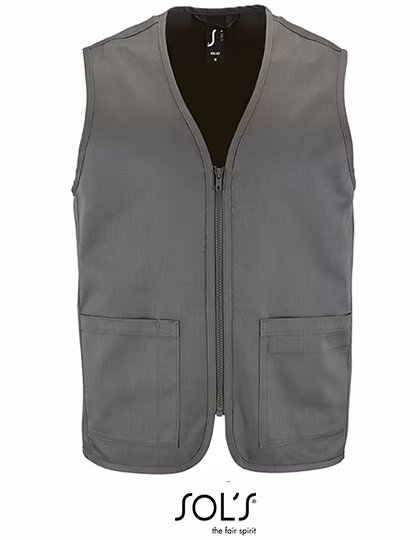 SOL´S Bodywarmer Wallace mit Innentasche, Charcoal Grey (Solid) 3XL, L02110