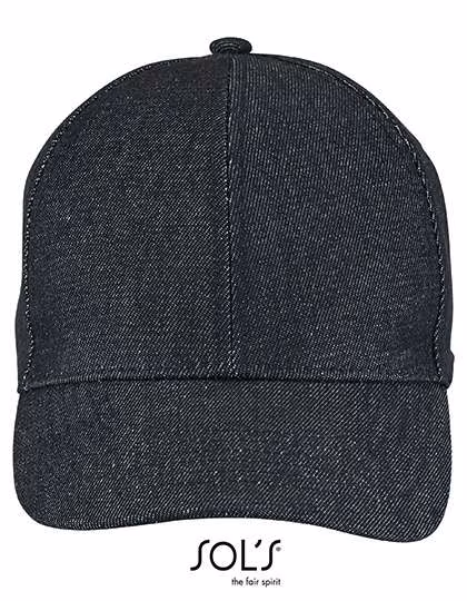 SOL´S Denim Cap Foxy mit Lüftungsösen, Denim Brut One Size, L02115