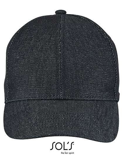 SOL´S Denim Cap Foxy mit Lüftungsösen, Denim Brut One Size, L02115