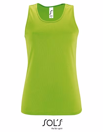 SOL´S Sport Tank Top mit Racerback für Damen, Neon Green S, L02117
