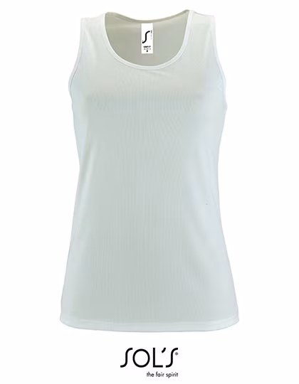 SOL´S Sport Tank Top mit Racerback für Damen, White XL, L02117