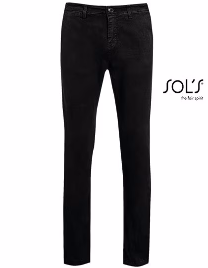 SOL´S Chinohose Jules Herren Länge 35, Black 38, L02120