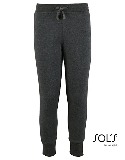 SOL´S Slim Fit Jogginghose Jake für Kinder, Charcoal Melange 4 Jahre (96/104), L02121