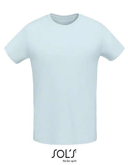 SOL´S Slim Fit Herren T-Shirt aus Baumwolle, Creamy Blue XS, L02855