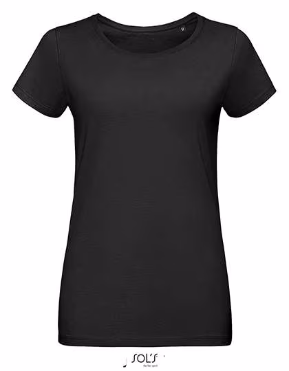 SOL´S Women´s Martin T-Shirt Deep Black S (L02856), L02856