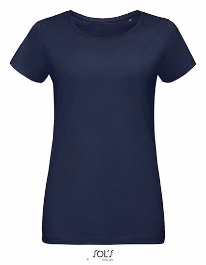 SOL´S T-Shirt Martin aus Baumwolle für Damen, French Navy L, L02856