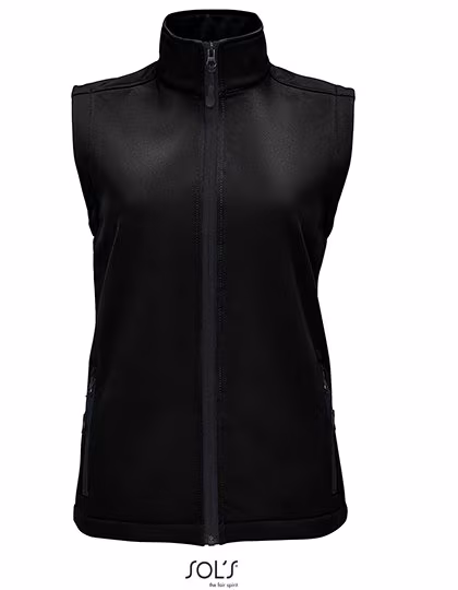 SOL´S Gilet softshell avec doublure polaire pour femmes, Black M, L02888