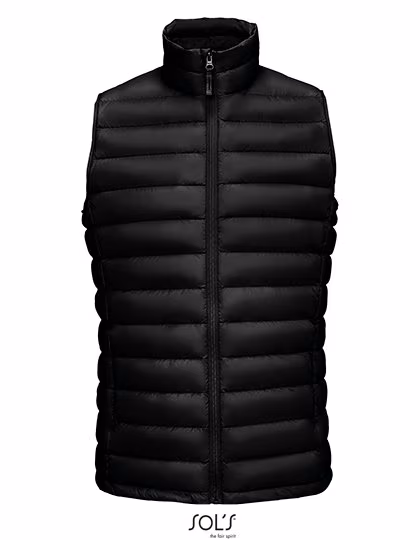 SOL'S Bodywarmer Jacket with Down Filling for Men, Black S, L02889