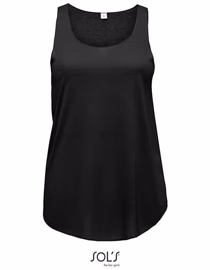 SOL'S Jade Tank Top with Racerback for Women, Black M/L (1), L02944