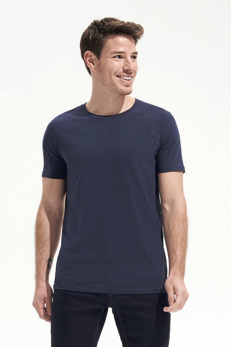 SOL´S Millennium T-Shirt aus Baumwolle-Elasthan, French Navy M, L02945