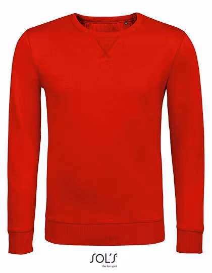 SOL´S Sweat-shirt avec insertion col rond en V pour hommes, Red XXL, L02990