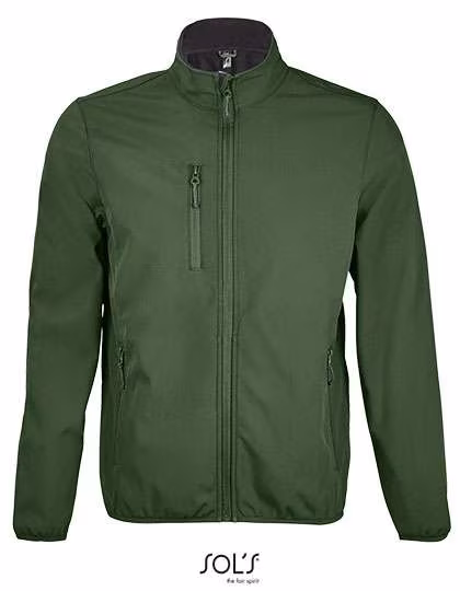 SOL´S Giacca Softshell Radian con pile da Uomo, Forest Green M, L03090