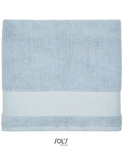SOL´S Flauschiges Handtuch Peninsula 50 Baumwolle, Creamy Blue 50 x 100 cm, L03095