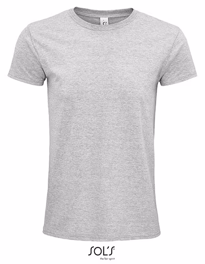 SOL´S T-Shirt in Cotone Biologico con girocollo, Grey Melange XL, L03564