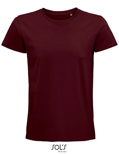SOL´S T-Shirt "Men's Pioneer" Bio-Baumwolle für Herren, Burgundy 3XL, L03565