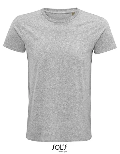 SOL´S T-Shirt "Men's Pioneer" Bio-Baumwolle für Herren, Grey Melange S, L03565