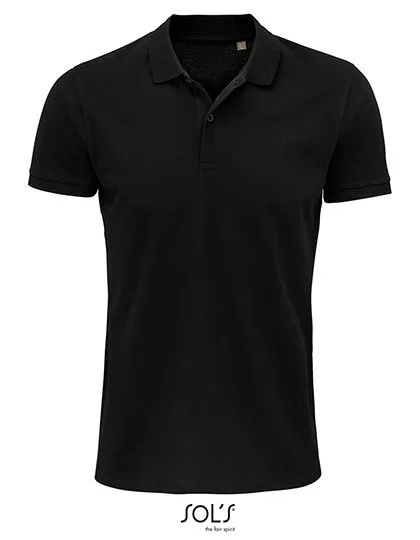 SOL´S Poloshirt "Men's Planet" Bio-Baumwolle für Herren, Black 5XL, L03566