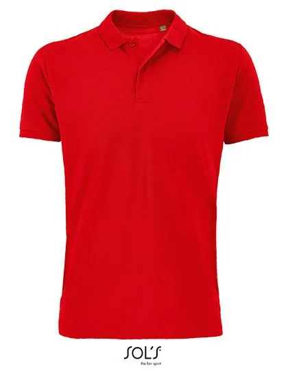 SOL´S Poloshirt "Men's Planet" Bio-Baumwolle für Herren, Red 4XL, L03566