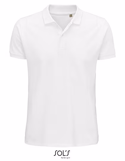 SOL´S Polo "Men's Planet" in Cotone Biologico da Uomo, White S, L03566