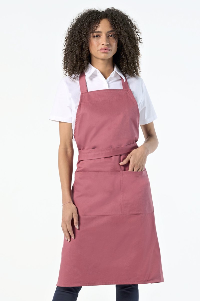 SOL´S Bio-Baumwoll-Schürze mit Vordertaschen, Ancient Pink 90 x 75 cm, L03569