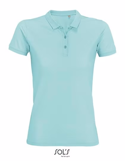 SOL'S Organic Cotton Polo Shirt with Button Placket, White XS, L03575