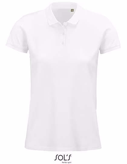 SOL´S Bio-Baumwolle Poloshirt mit Knopfleiste, White XS, L03575