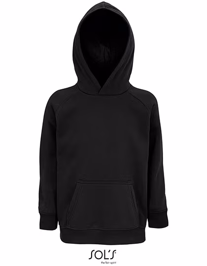 SOL´S Sweat à capuche bio Stellar pour enfants avec col, Black 4 Jahre (96/104), L03576