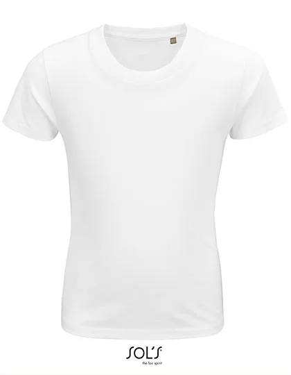 SOL´S Kids' Pioneer T-Shirt aus Bio-Baumwolle, White 2 Jahre (86/94), L03578