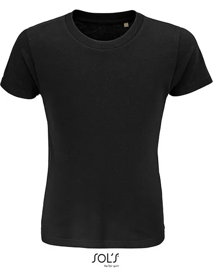 SOL´S Crusader T-Shirt aus Bio-Baumwolle für Kinder, Deep Black 2 Jahre (86/94), L03580
