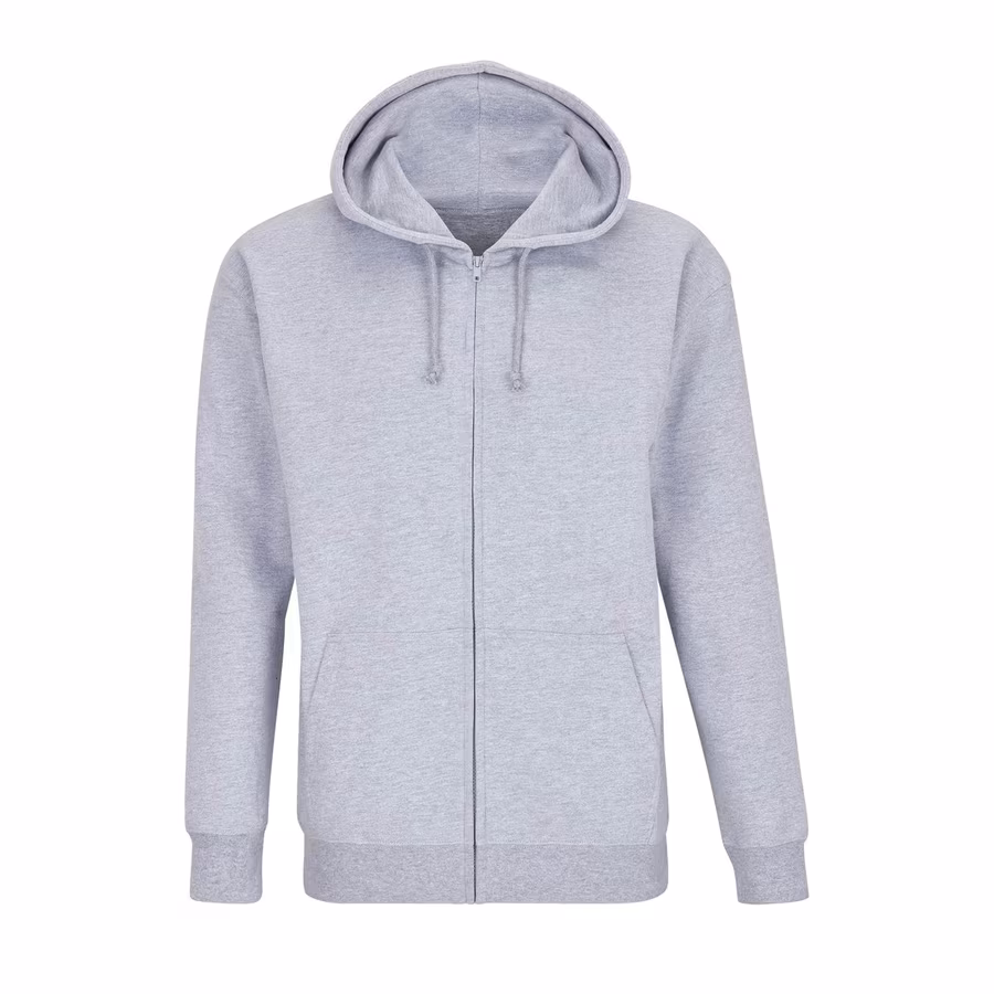 SOL´S Recycelter Full-Zip Hoodie Carter, Grey Melange XXL, L03812