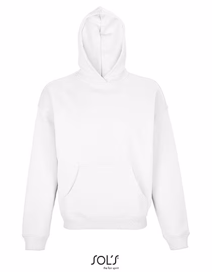 SOL´S Connor Felpa con cappuccio Oversized in French Terry, White XXL, L03813