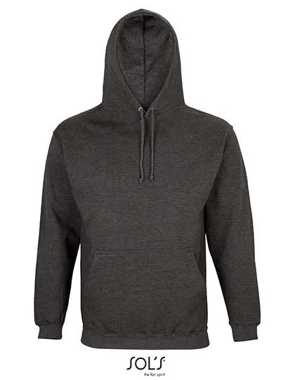 SOL´S Hoodie aus Baumwolle mit Kapuze, Charcoal Melange M, L03815