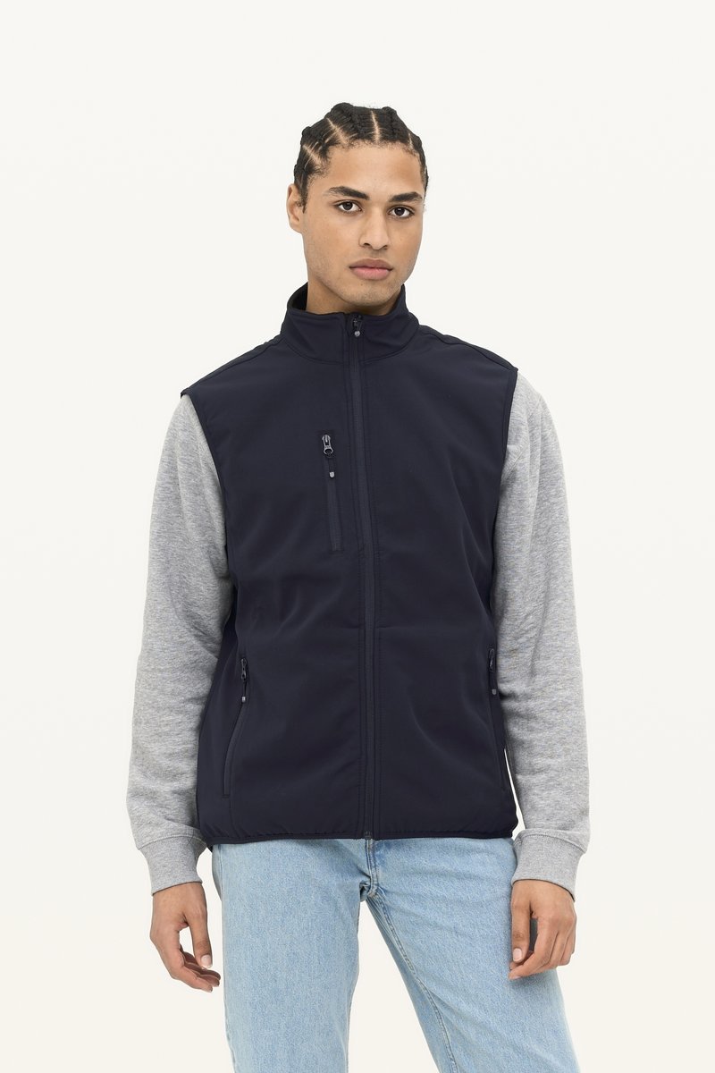 SOL´S Falcon Softshell Bodywarmer mit Reißverschluss, Abyss Blue S, L03825